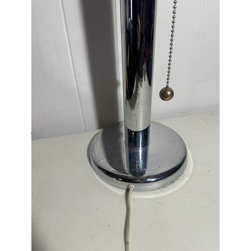 Vintage Robert Sonneman for George Kovacs Chrome Table Lamp (Missing Shade) - Picture 13 of 16